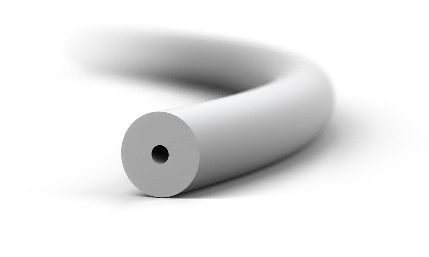 Tubing: Tubing, PEEKâ¢, Gray 1/32"x 0.009" (0.23mm)x5ft