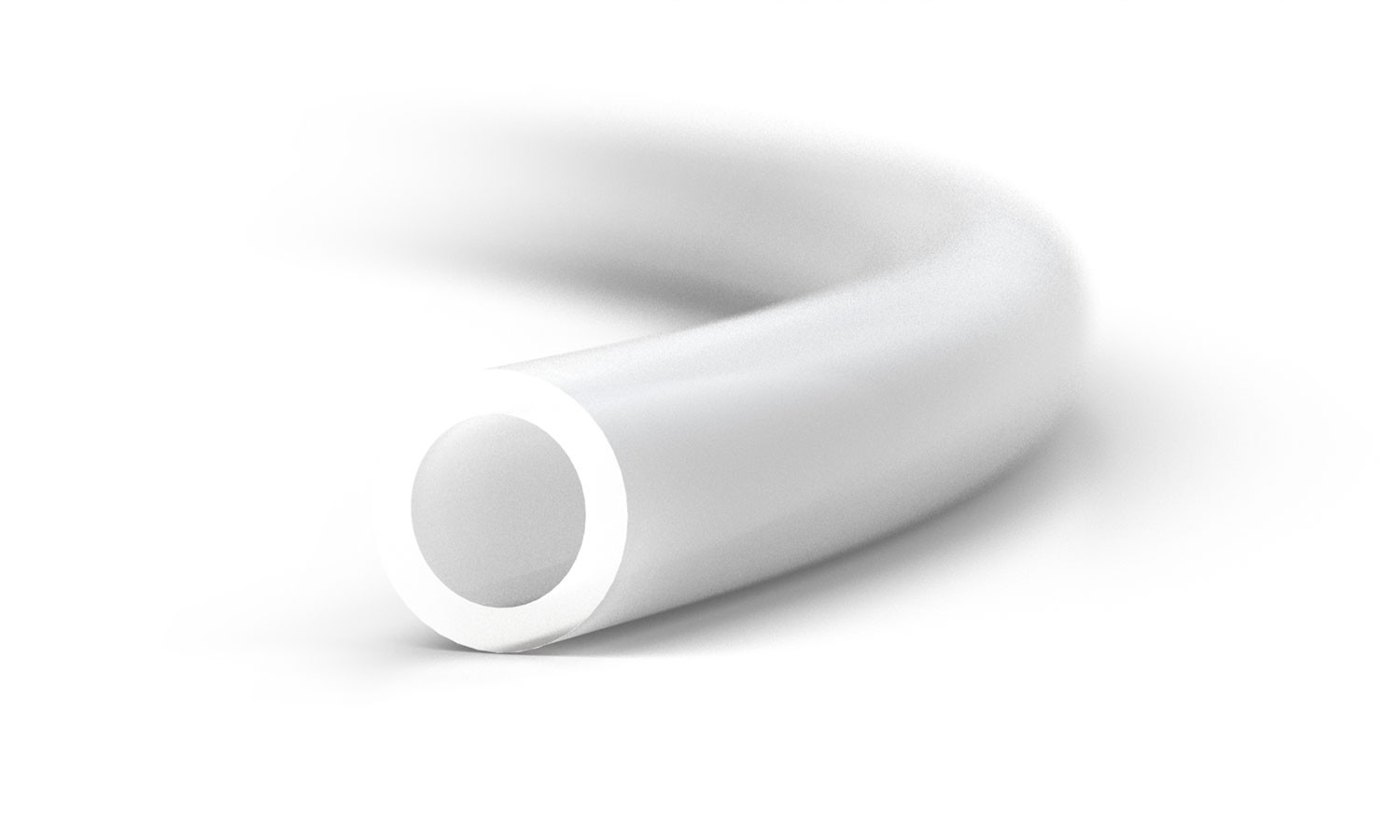 Tubing: Tubing, ETFE (TefzelÂ®), Natural, 1/8" x 0.093" (2.40mm) x 5ft