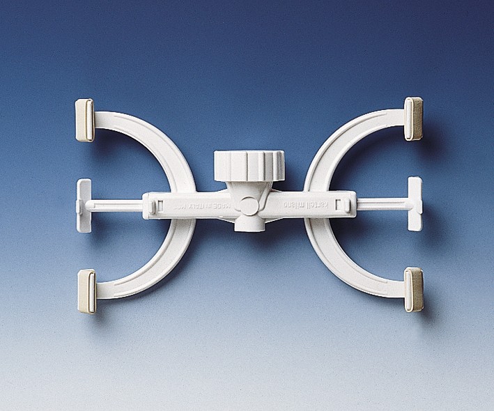 Brand: Burette clamp, PP, white for 2