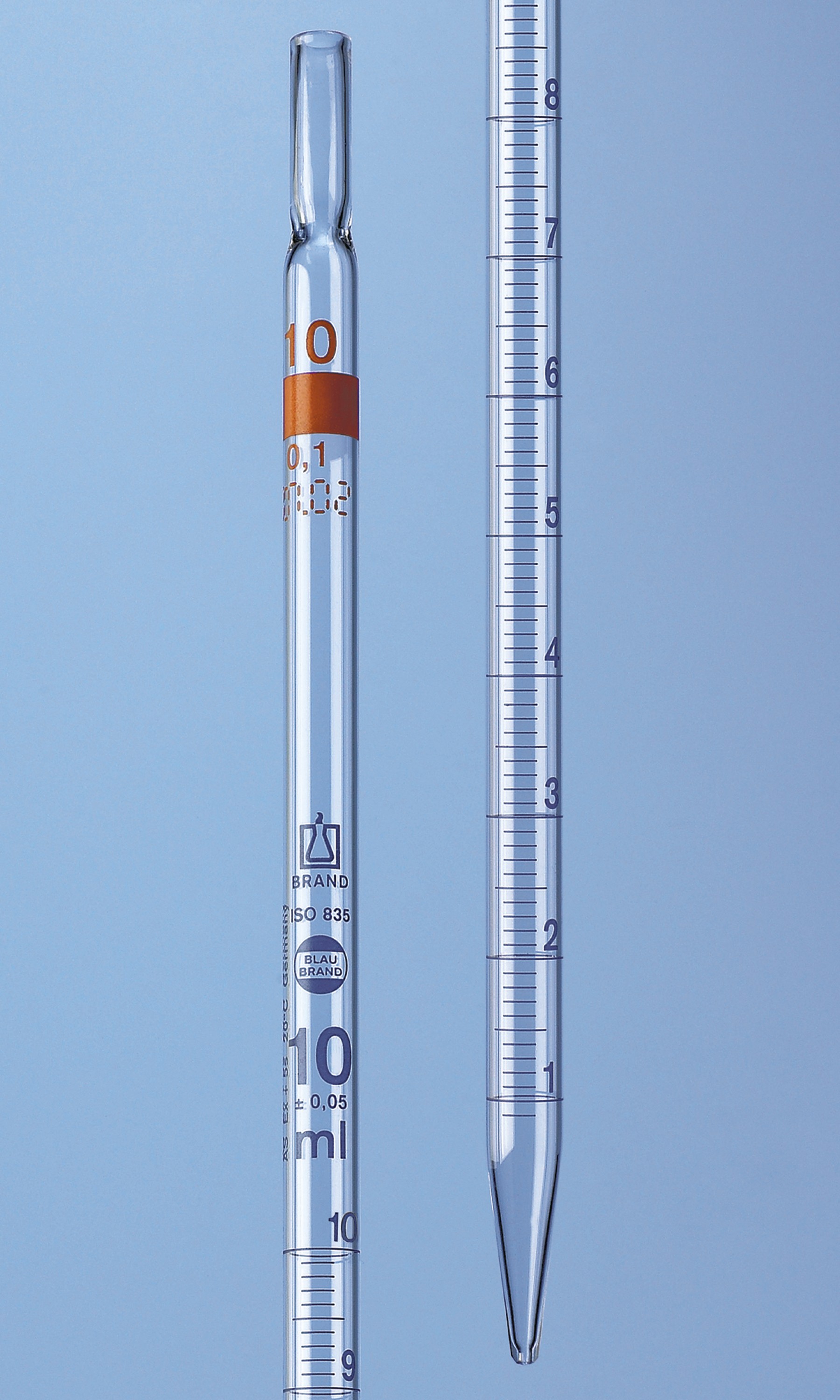 Brand Pipettes/Dispensers: Grad. pipette BLAUBRAND AS cert.