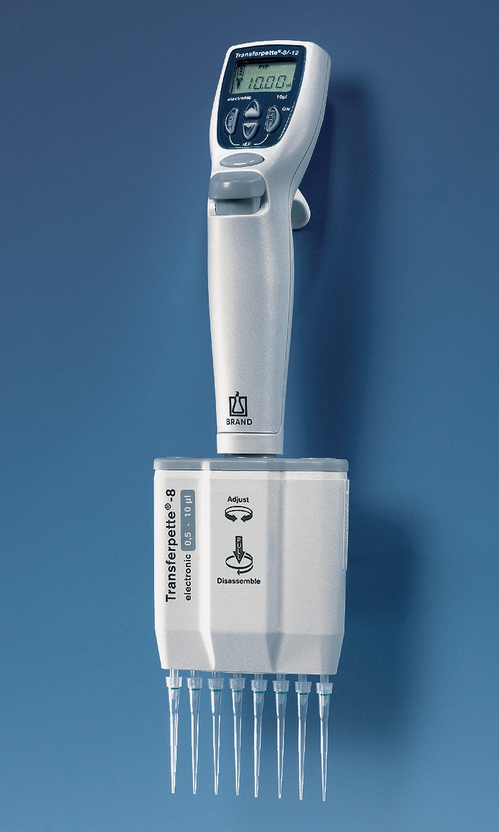 Brand: Pipettes: Transferpette-8 Channel Electronic, IVD 1 - 20µl