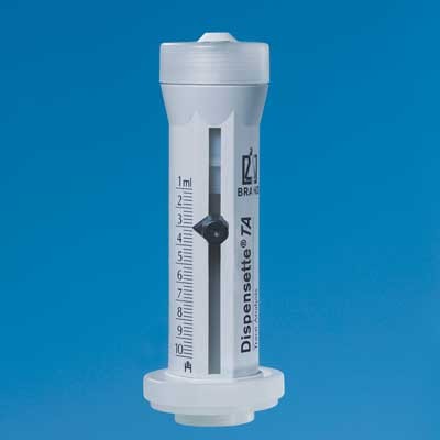 Brand: Dispensers / Burettes: Dispensing cartridge with safety ring for Dispensette® TA, nominal volume 10 ml, calibrated, incl. quality certificate