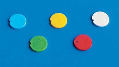 Brand: Tubes, Caps & Racks: Cap Insert, IVD, for Microtubes for Identification White