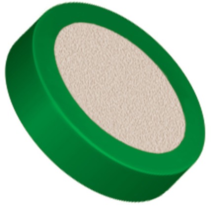 Filters & Frits: PEEKâ¢ Frit in PCTFE Ring, Natural, 2Âµm, 0.188â Frit OD / 0.250â Ring OD