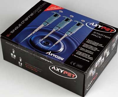 Corning Axygen: Pipettes: Axypet Starter Kit  2 AP-10, AP-100 & AP-1000 plus Axygen Pipette tips