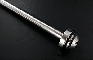 QLA Dissolution Basket Shafts : 15" Double O-Ring Push-On Style Conical Basket Shaft for Multidose, 316 SS, Serialized