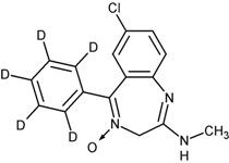 Cerilliant: Chlordiazepoxide-D5, 100 Âµg/mL
