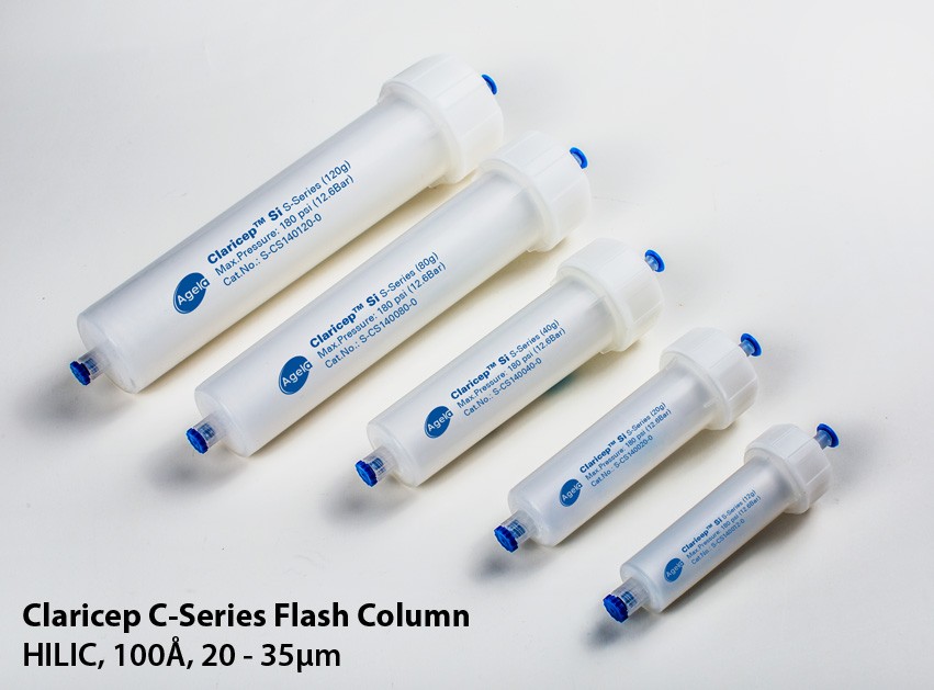 Agela: Claricep C-Series Flash Column, HILIC, 100Ã, 20 - 35Âµm, 12g