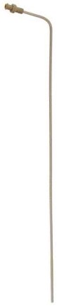 QLA Dissolution Sampling Cannula: 15" Bent PEEK 1/8" OD Cannula with PEEK Luer Lock & PTFE sleeve for full flow/QLA "01" style filters