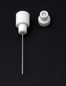 QLA Dissolution Sampling Cannula: 1000mL DV Series Sampling Probe uses full flow/QLA "01" style filters in housing for Distek Baths