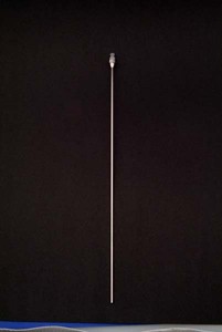 QLA Dissolution Sampling Cannula: 15" Straight 316 SS 1/8" OD Cannula with SS Luer Lock