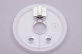 QLA Dissolution Vessel Covers: Clear Hinged Cover with Large Center Hole for Easy Basket Access
