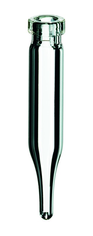 0.7ml Crimp Neck Micro-Vial, 40 x 7mm, clear glass, 1st hydrolytic class, conical