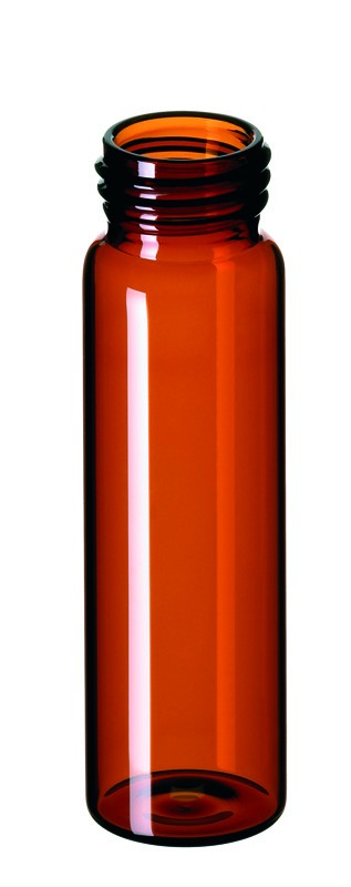 40ml EPA Screw Neck Vial, 95 x 27.5mm, amber glass, 1. hydrolytic class