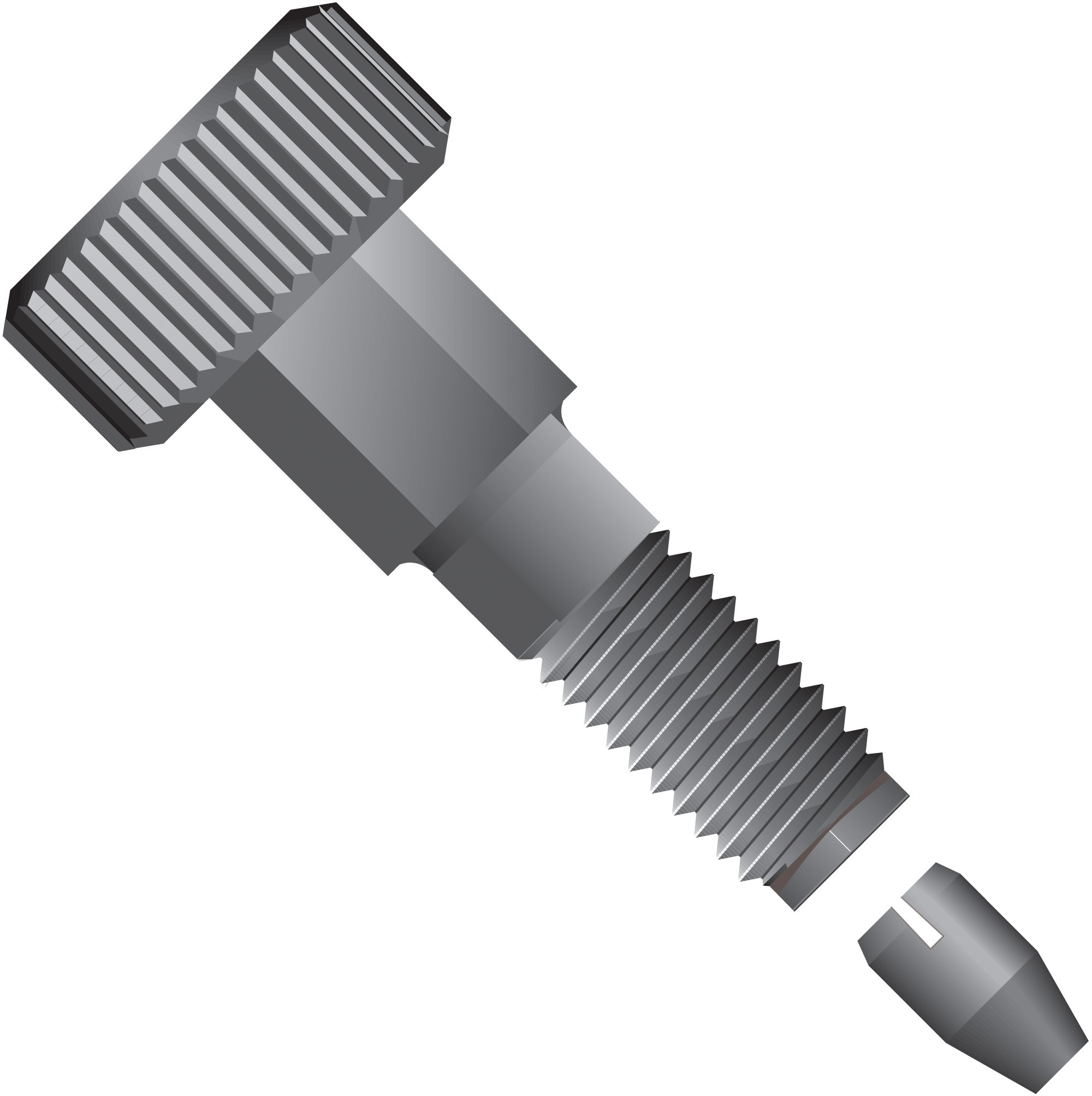 SealTightâ¢ Fitting, for 1/16" OD Tubing, 10-32 Coned, PEEK, Black