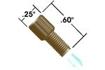 NanoTightâ¢, Fitting, 1/16" OD, 10-32 Coned, PEEKâ¢/ETFE (Natural/Natural)