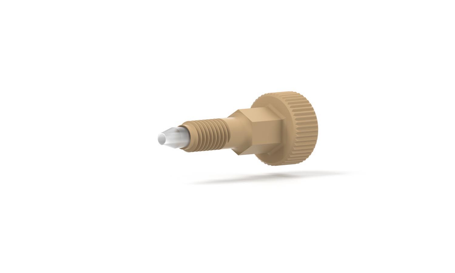 NanoTight, Fitting, 1/16" OD, 10-32 Coned, PEEK/ETFE (Natural/Natural)