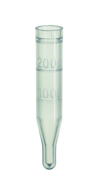 Insert PP, 0.1ml (29 x 6mm), Conical