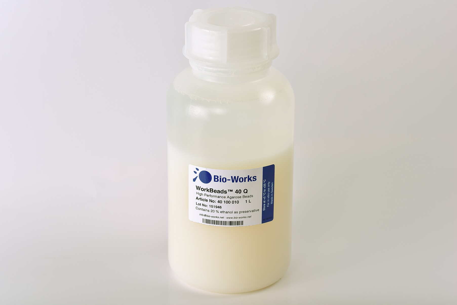 Bio-Works: Ion Exchange Media WorkBeads 40 Q Bulk-Media 1L