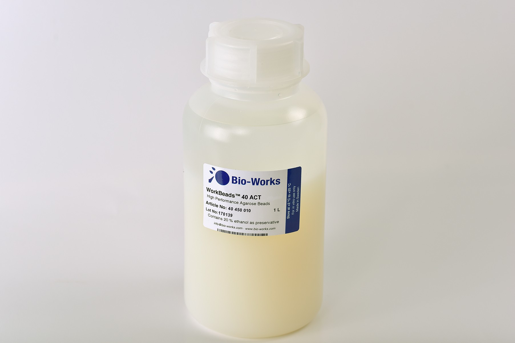 Bio-Works: Activated Media WorkBeads 40 ACT Bulk-Media 1L
