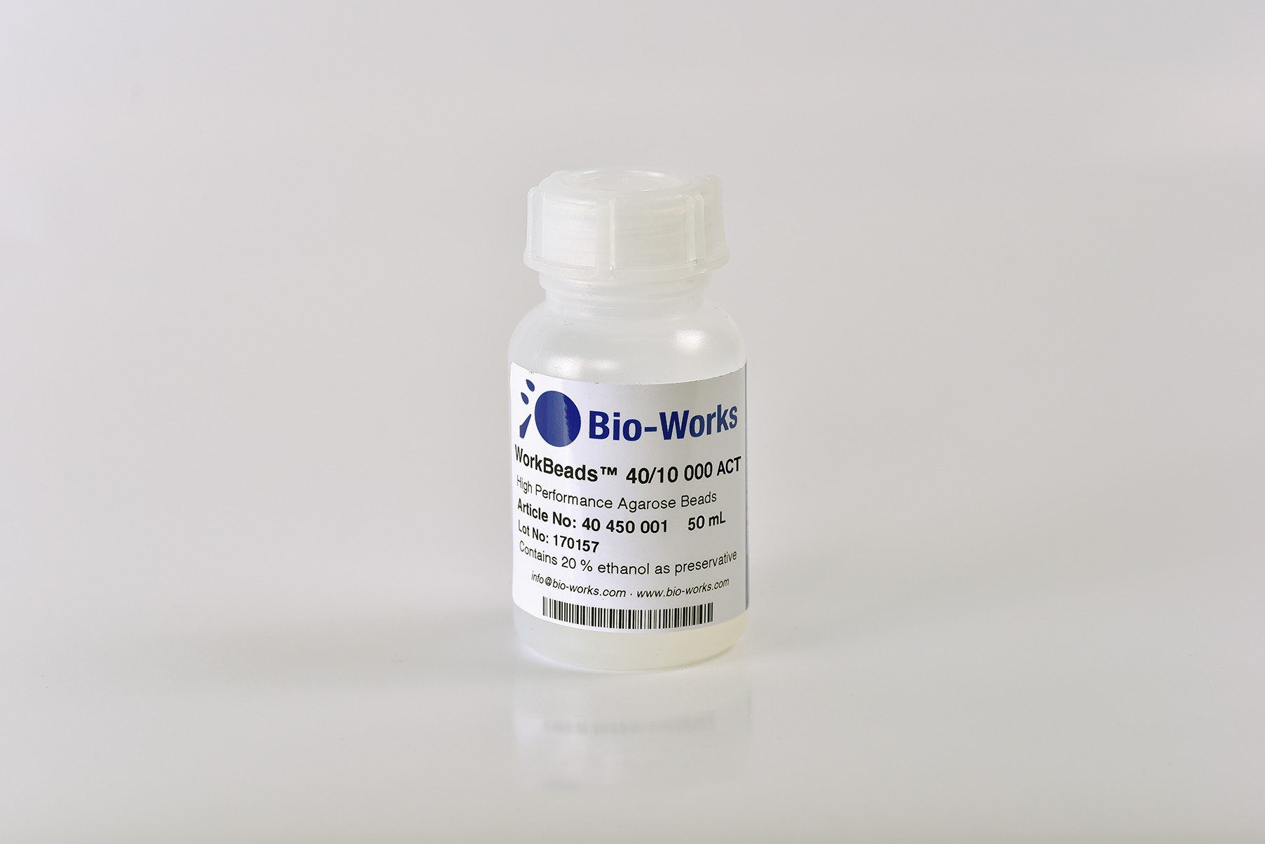 Bio-Works: Activated Media WorkBeads 40/10 000 ACT Bulk-Media 50ml