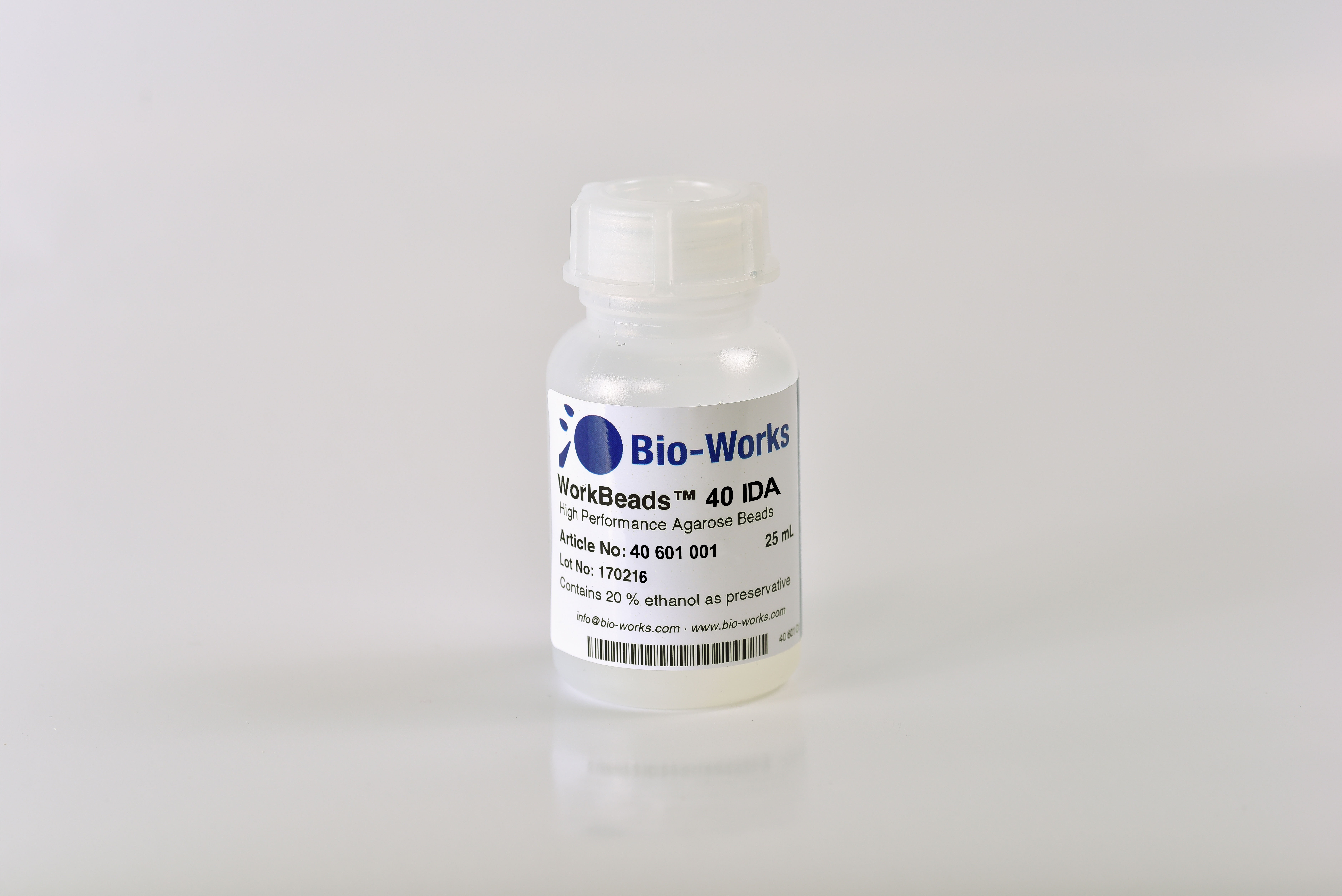 Bio-Works: IMAC WorkBeads 40 IDA high Bulk-Media 1L