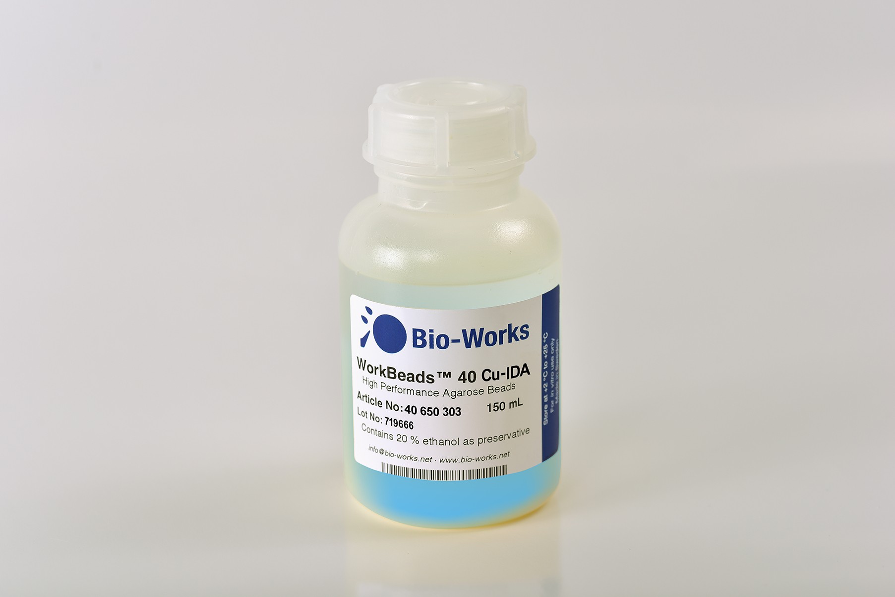 Bio-Works: WorkBeads 40 Cu-IDA Bulk-Media 150ml