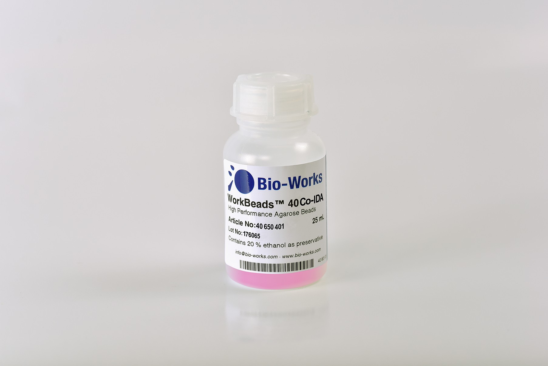 Bio-Works: WorkBeads 40 Co-IDA Bulk-Media 25ml