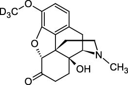 Cerilliant: Oxycodone-D3, 100 ug/mL, (OCD3)