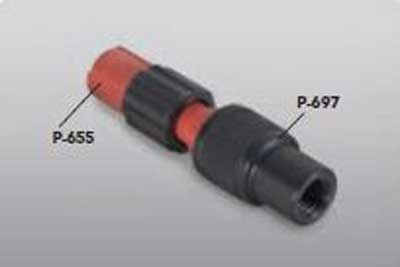 Flow & Pressure Control: Quick Stop Check Valve, Luer to 1/4"-28