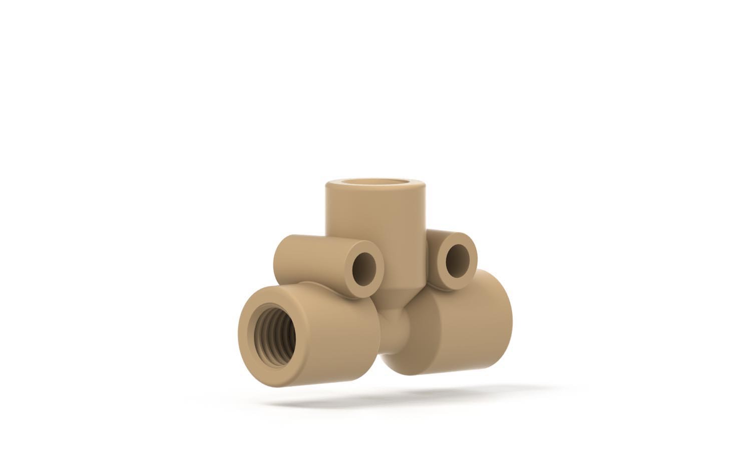 Upchurch: Tee Asy PEEK .050 Hi Press