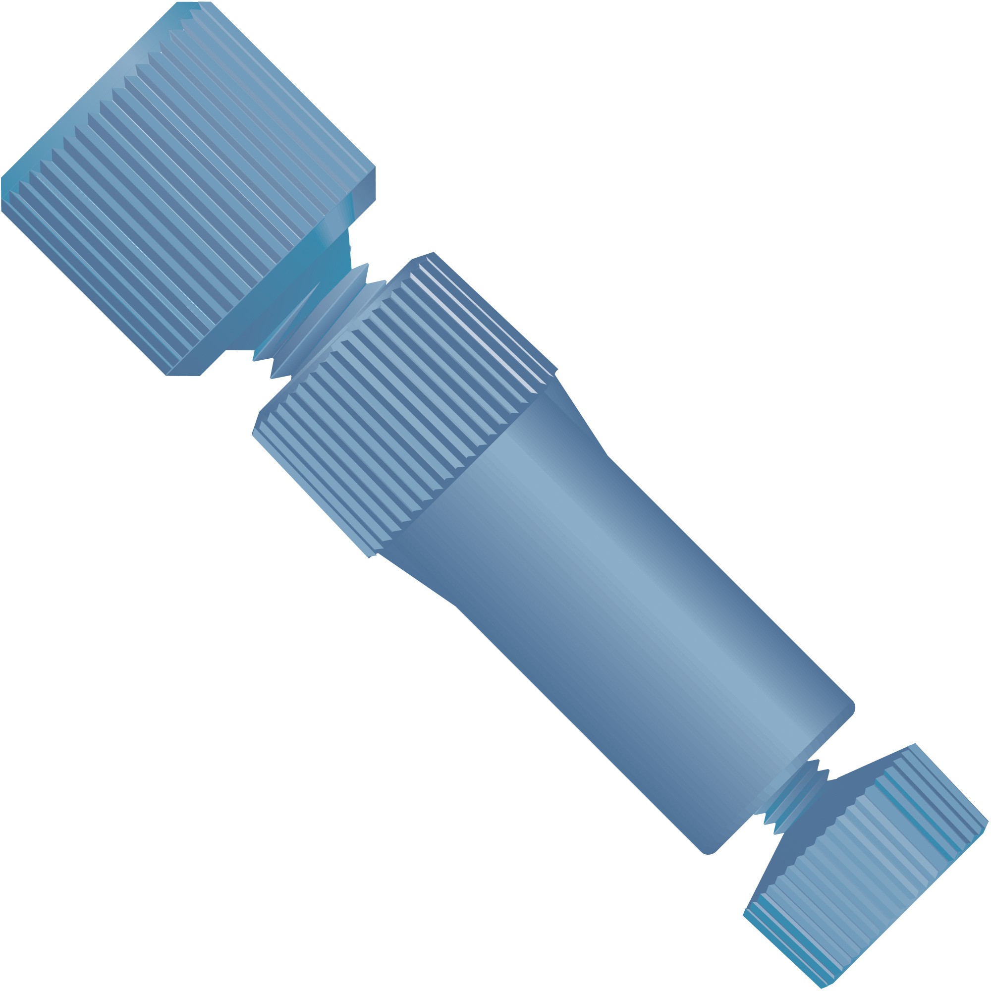 Adapters & Connectors: Threaded Adapter, ZDV, 10-32 Coned (Female) to 6-32 Coned (Female), PEEKâ¢