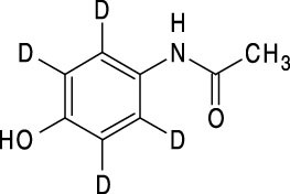 Cerilliant: Acetaminophen-D4, 100 ug/mL
