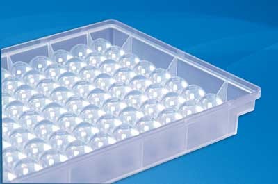 Corning Axygen: Storage Plates & Sealing Solutions: PLATE ASSAY PP 450µl RND BTTM BLACK SBS