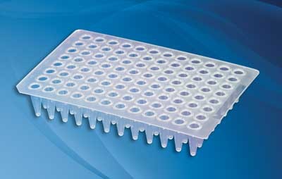 Corning Axygen: PCR Products: Plate, PCR 300ul w/v 96 well No Skirt Flat Top White