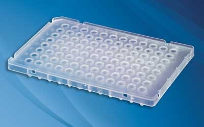 Corning Axygen: PCR Products: Plate, PCR 200ul w/v 96 well Low Profile for ABI Black