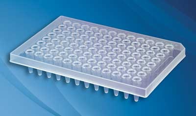 Corning PCR Products: ***96 Well Blue PCR Half Skirt Amp