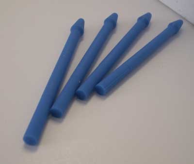 Corning Axygen: Tubes, Caps & Racks: Pestle, 1.5 and 2.0ml Pre-Sterilized Individually Wrapped Blue