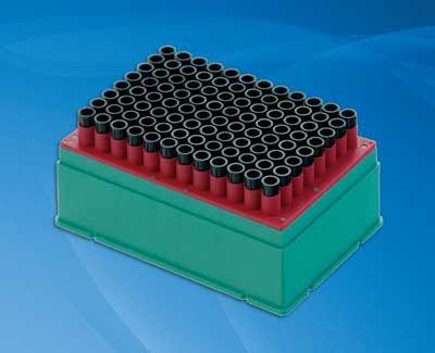 Corning Axygen: Robotic Tips: Tips, Roborack, 50Âµl, black, Rack of 96 for Packard MPII and Janus