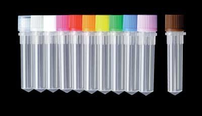 Corning Axygen: Tubes, Caps & Racks: Tube, 2.0ml Screw Cap with O Ring Assorted Sterile