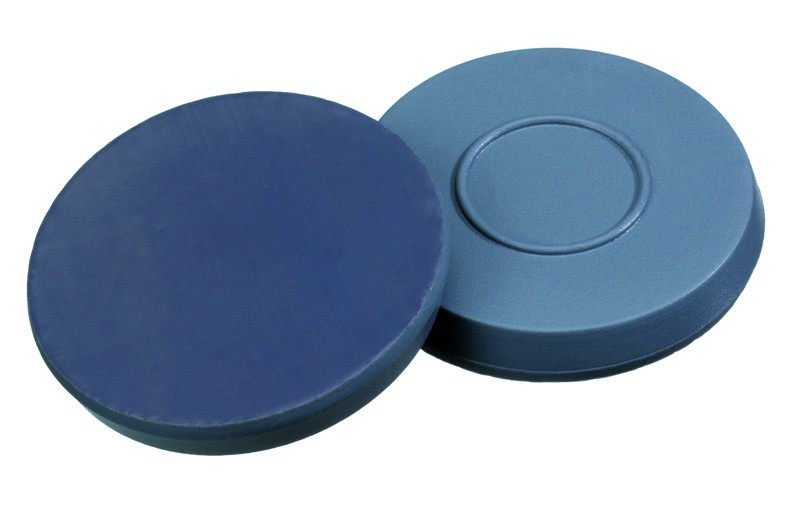 20mm Moulded Septa Butyl/PTFE, grey, 50° shore A, 3.0mm