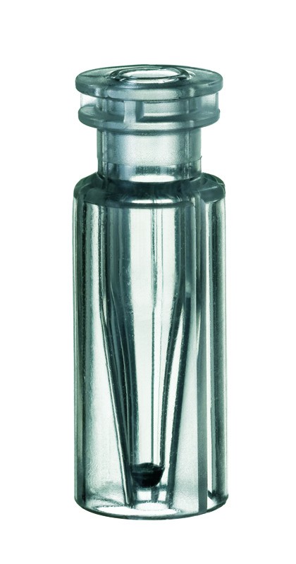 Snap Top Vial 11mm, TPX, 0.2ml (12x32mm) Fused Glass Insert