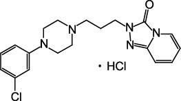 Cerilliant: Trazodone HCl, 1.0 mg/mL as free