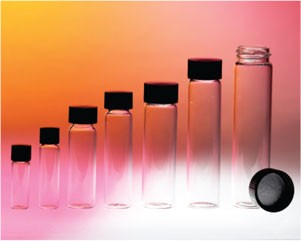 Vial and foil lined cap clear glass 86mmx20mm 21ml  CAPS + VIALS MUST SHIP TOGETHER