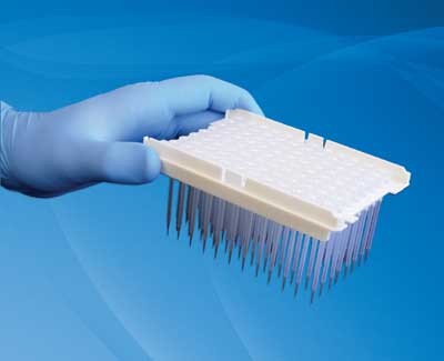 Corning Axygen: Robotic Tips: Tip 200Âµl Tecan-Style Clear Tip Blister, 24 x 96 Wafer