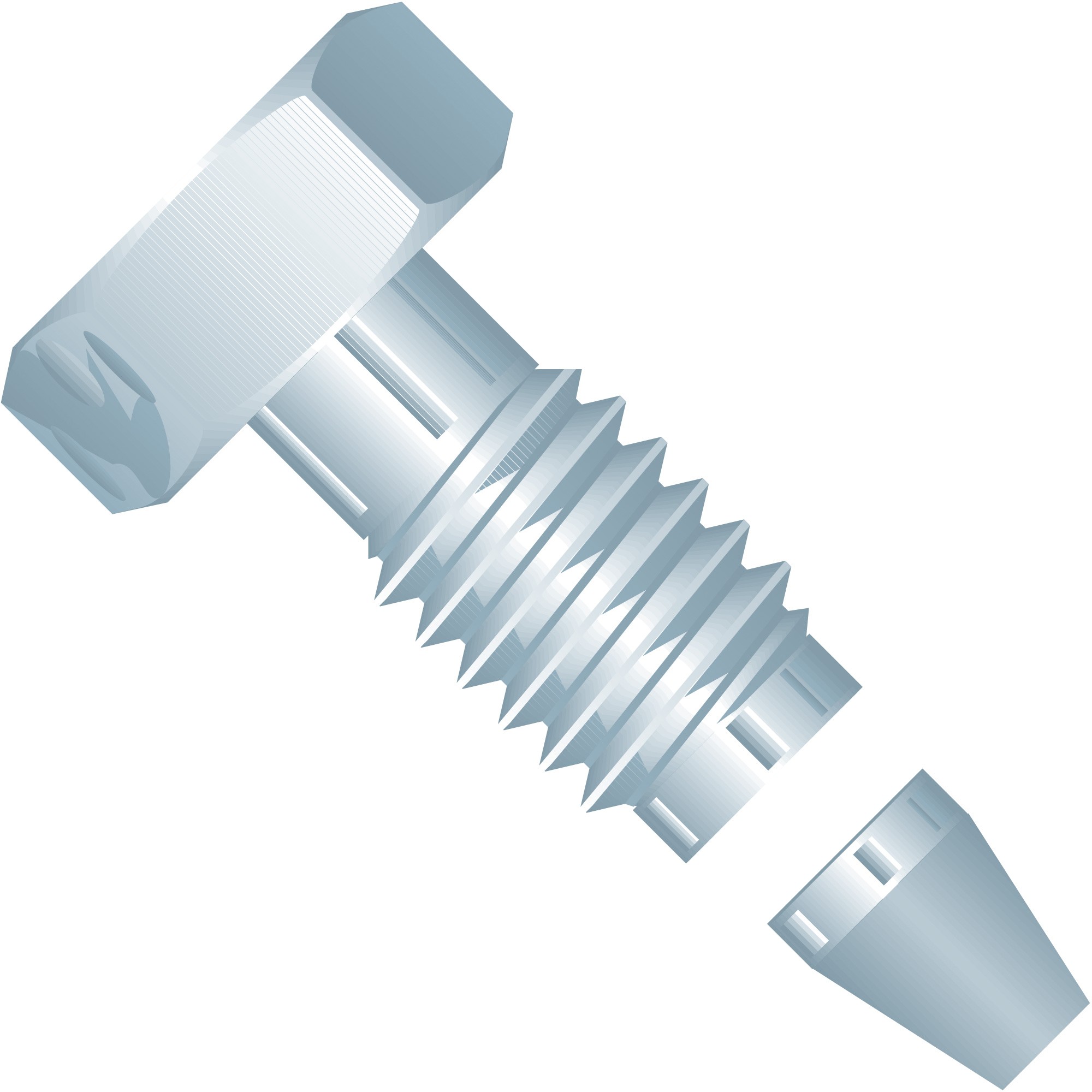 SST Fitting Nut, for 1/16" OD Tubing, 10-32 Coned, SST