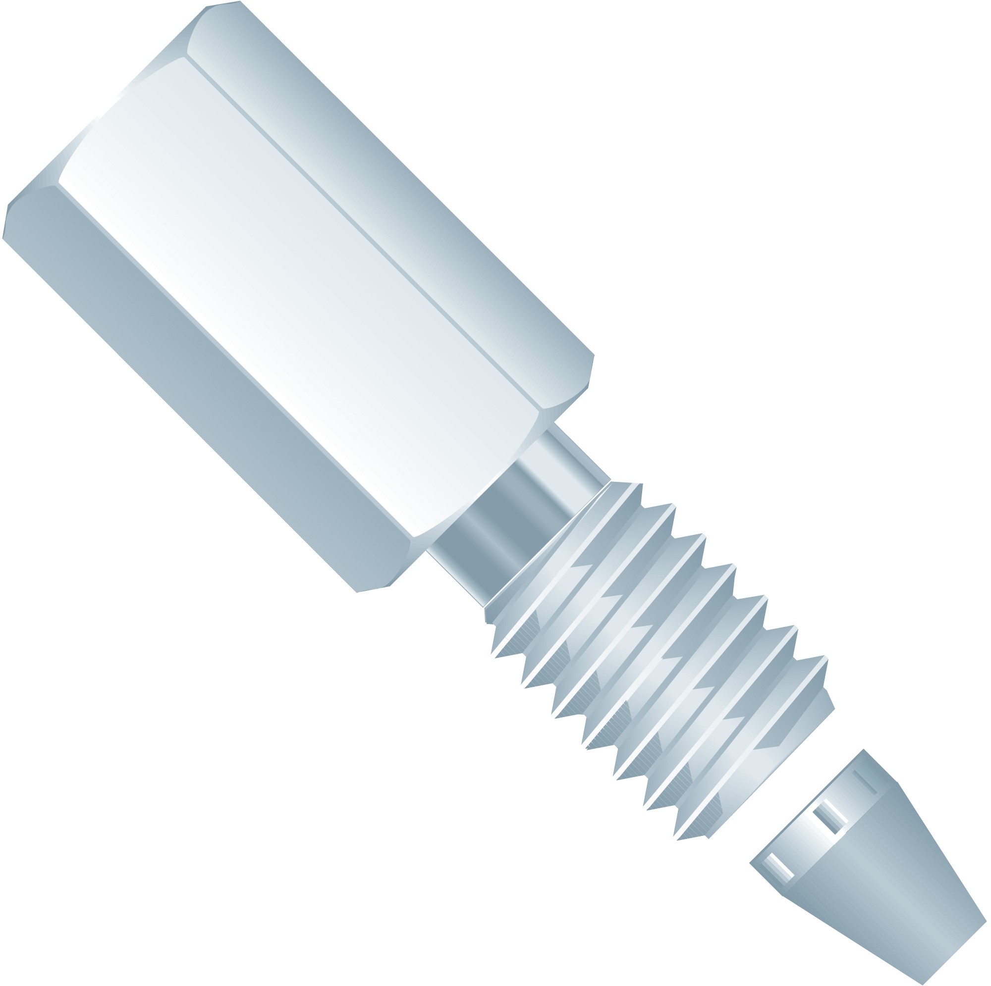 Upchurch: Nut Beckman SS 10-32 1/16" Long    