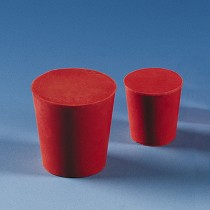 Brand: Stopper, red rubber, h. 25 mm