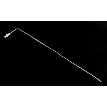 QLA Dissolution Sampling Cannula: 15" Bent 316 SS 1/8" OD Cannula with SS Luer Lock for Erweka