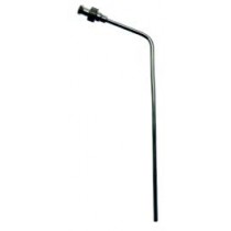 QLA Dissolution Sampling Cannula: 4.75" Bent 316 SS 1/8" OD Cannula with SS luer Lock